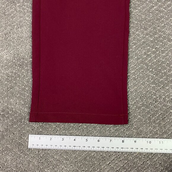 NWOT Bonobos Highland Tour Golf Pants Mens 35 x 32 Fit 36 x 31 Straight Burgundy - Picture 14 of 16